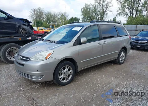 2004 Toyota Sienna Xle Limited z USA, uszkodzony, nr VIN 5TDBA22C24S028667